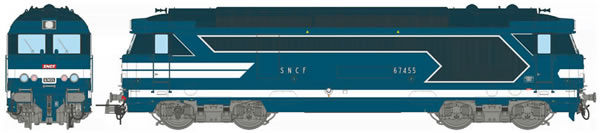 REE Modeles MB-063SAC - French Diesel Locomotive Class BB 67455 of the SNCF Depot NIMES (Sound Decoder)